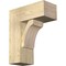 Ekena Millwork Legacy Block Rough Sawn Bracket w/ Offset Brace, Douglas Fir, 8"W x 18"D x 22"H BKT0806X18X22LEC05RDF - alternate 1